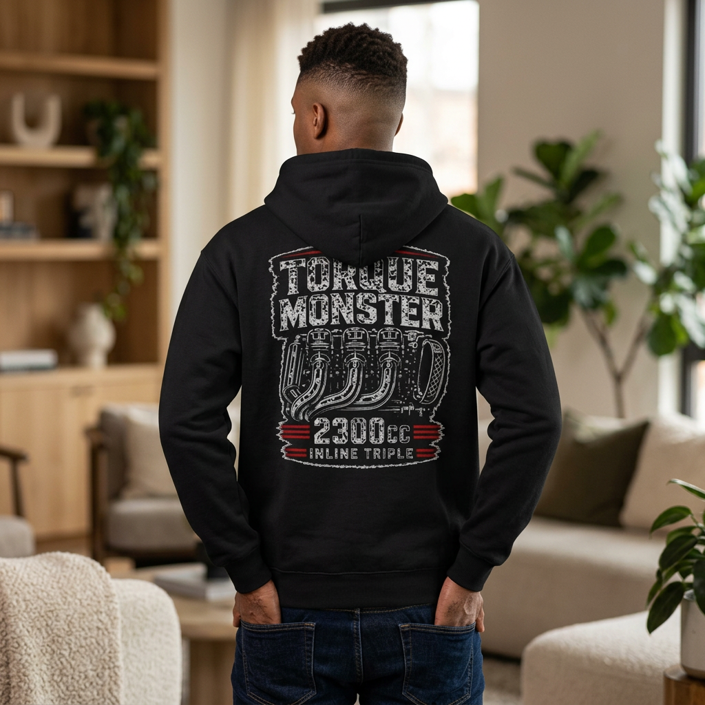 TM-2300 Torque Monster Hoodie | 2300cc Inline Triple Design